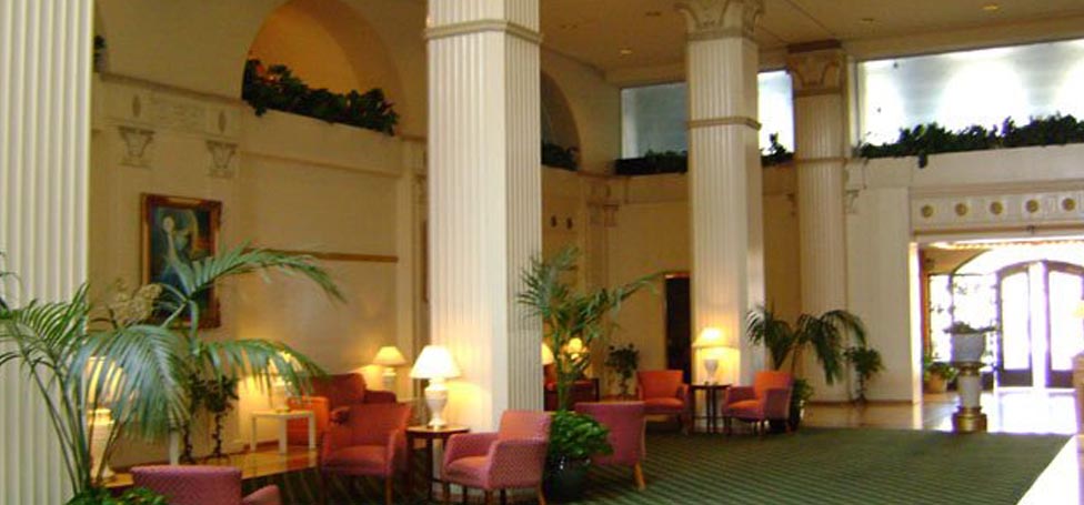 hotel lobby at Mayfair